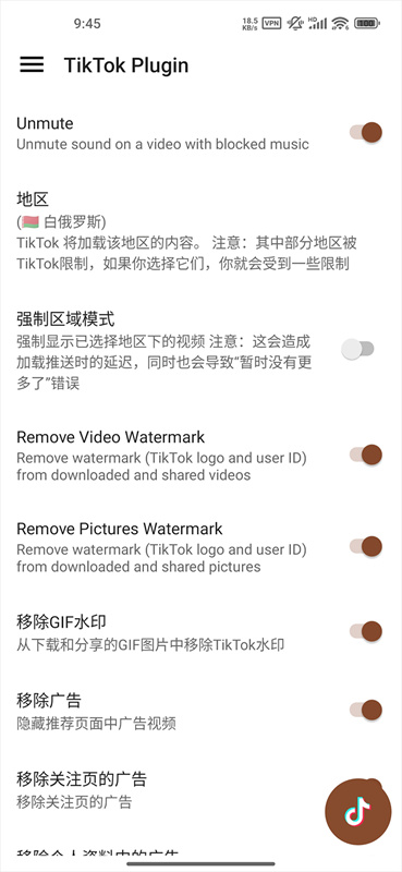 tiktok plugin截图1