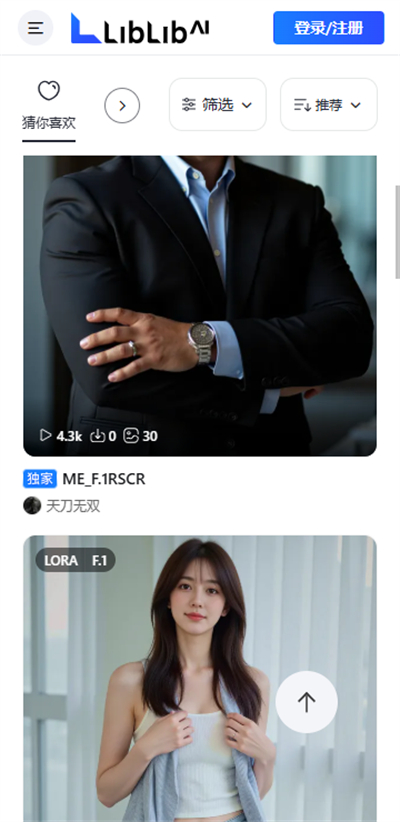 liblib哩布哩布AI截图4