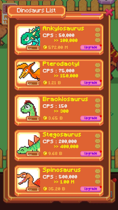 像素恐龙牧场(Pixel Dinosaur Collection)截图1