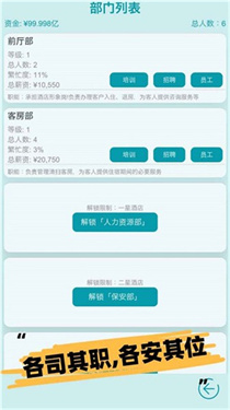 模拟经营大酒店截图3