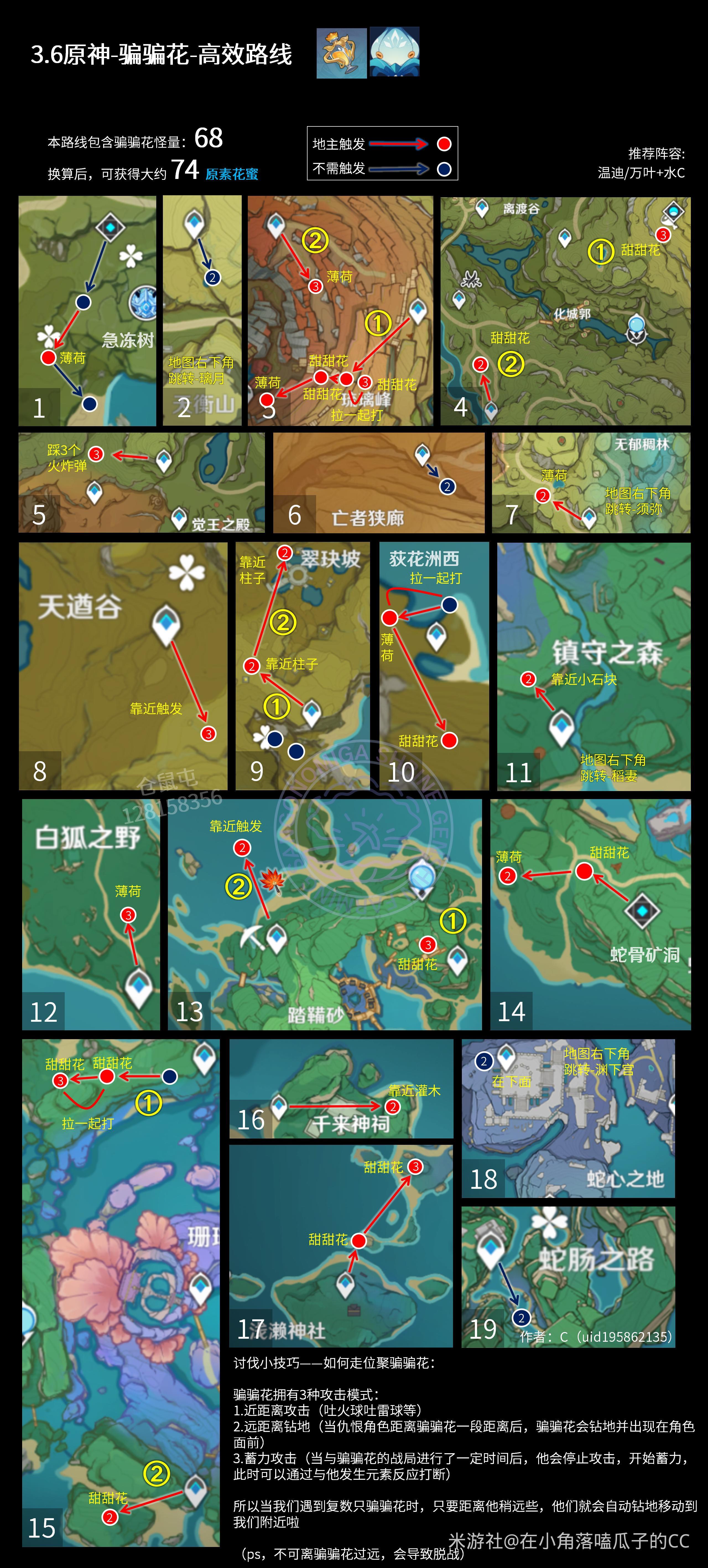 原神骗骗花哪里最密集-原神骗骗花怎么打快技巧分享