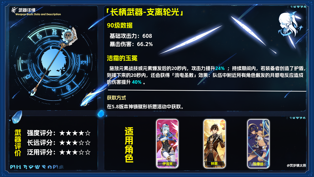 原神支离轮光武器评测,数值与实战收益速览