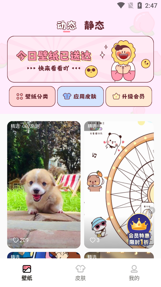 白桃壁纸截图3