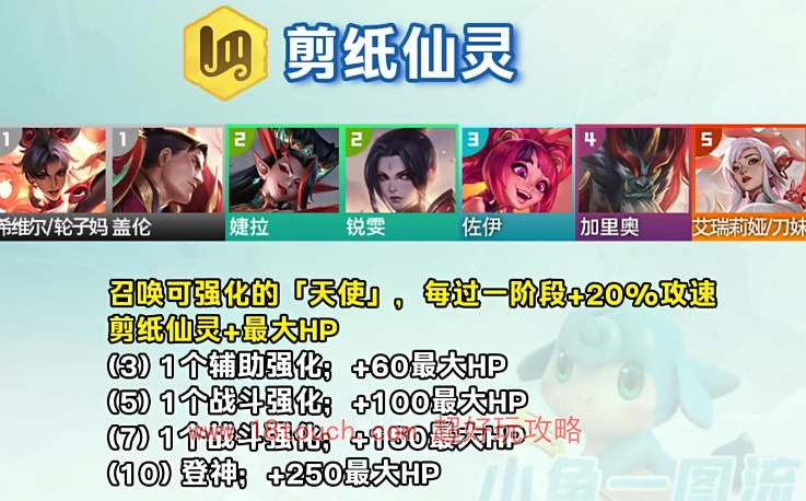 云顶之弈s11剪纸仙灵羁绊效果介绍
